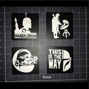 The mandalorian The Child Baby Yoda coasters